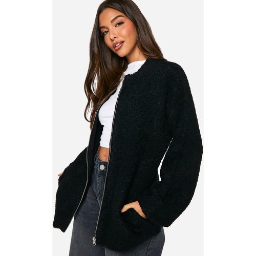 Bomber Oversize En Polaire - L - boohoo - Modalova