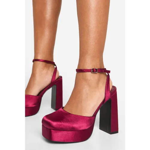 Chaussures À Talon Et Plateforme - Pointure Large - 36 - boohoo - Modalova