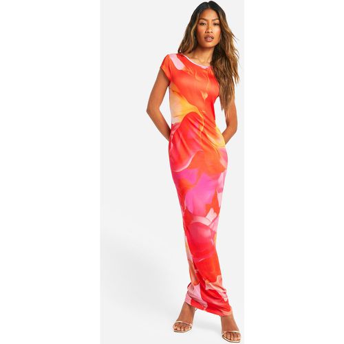 Robe Longue Tie Dye À Manches Capées - 36 - boohoo - Modalova