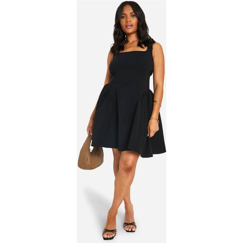 Grande Taille - Robe Patineuse À Nœud - 54 - boohoo - Modalova