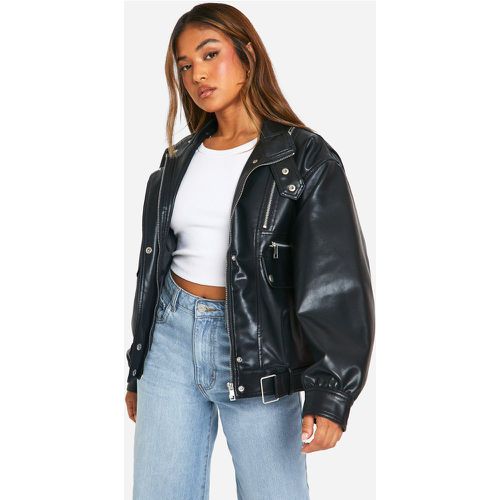 Petite" - Bomber Zippé - 36 - boohoo - Modalova