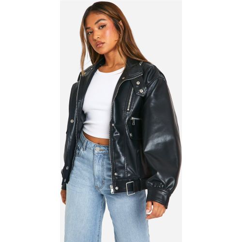 Petite" - Bomber Zippé - 34 - boohoo - Modalova