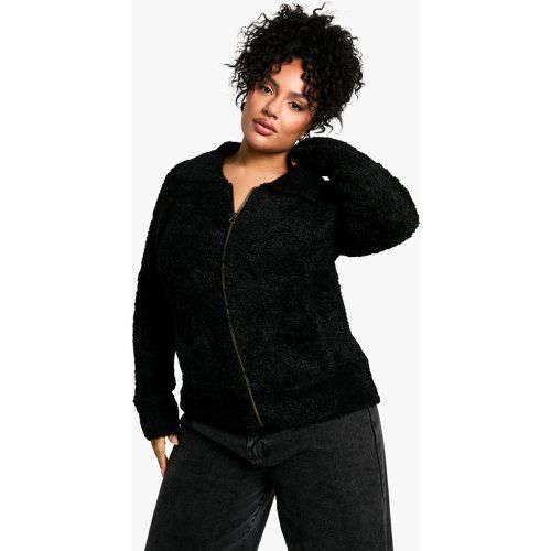 Grande Taille - Cardigan En Maille Douce - 44-46 - boohoo - Modalova