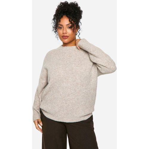 Grande Taille - Pull Oversize En Maille Douce - 44-46 - boohoo - Modalova