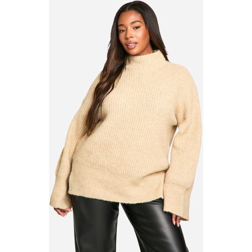 Grande Taille - Pull Oversize À Col Montant - 46 - boohoo - Modalova