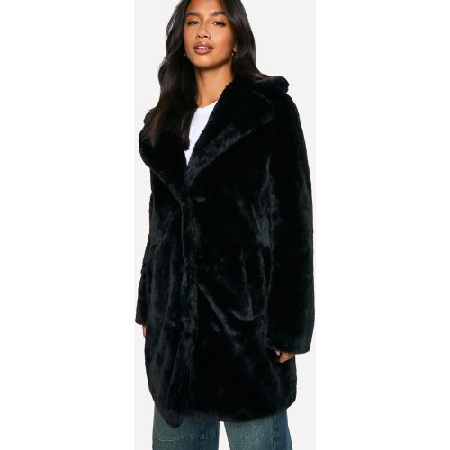 Petite" - Veste Longue En Synthétique - 34 - boohoo - Modalova