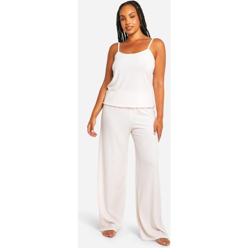 Grande Taille - Ensemble De Pyjama Avec Débardeur Et Pantalon - 50 - boohoo - Modalova