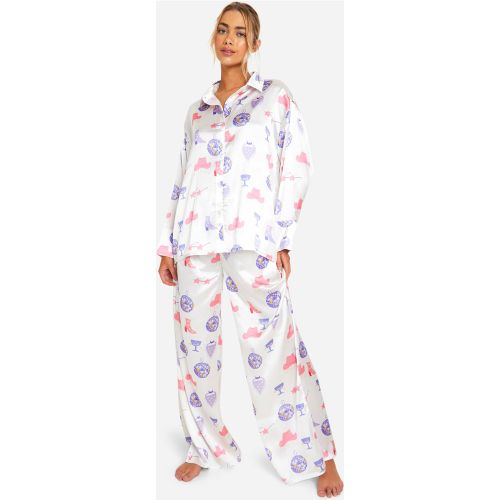 Ensemble De Pyjama À Imprimé Western - 36 - boohoo - Modalova