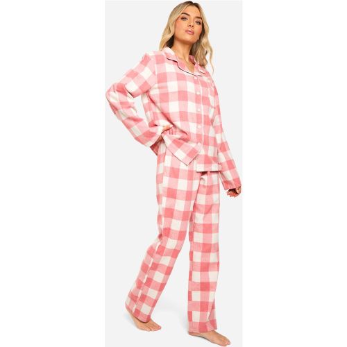 Ensemble De Pyjama Oversize À Carreaux - 34 - boohoo - Modalova