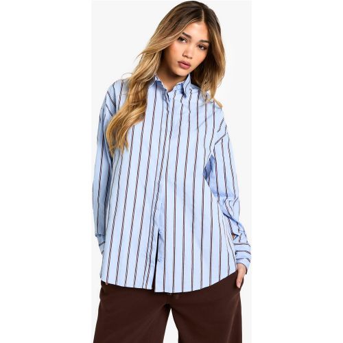 Chemise À Rayures Oversize - 34 - boohoo - Modalova