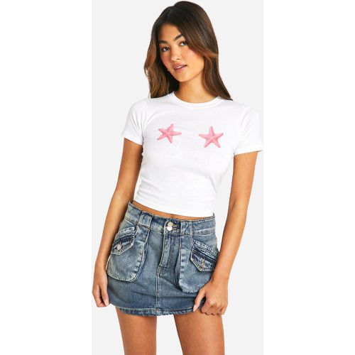 Starfish Print Baby T-Shirt - boohoo - Modalova