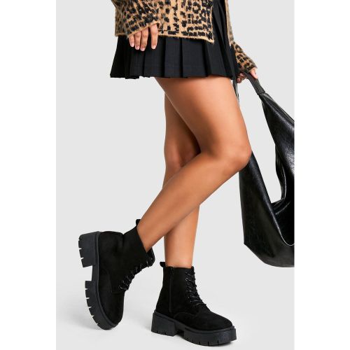 Bottines De Randonnée À Lacets - 36 - boohoo - Modalova