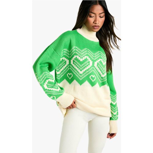 Pull De Noël À Col Roulé - S - boohoo - Modalova