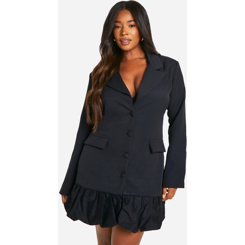 Grande Taille - Robe Blazer Bouffante À Empiècement Contrastant - 46 - boohoo - Modalova