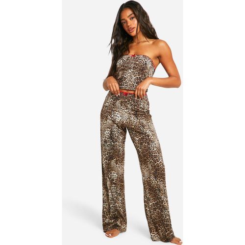 Ensemble Confort À Imprimé Léopard - 40 - boohoo - Modalova