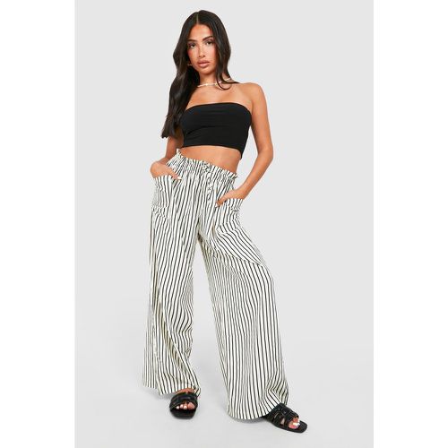 Petite" - Pantalon À Rayures Fines - 38 - boohoo - Modalova