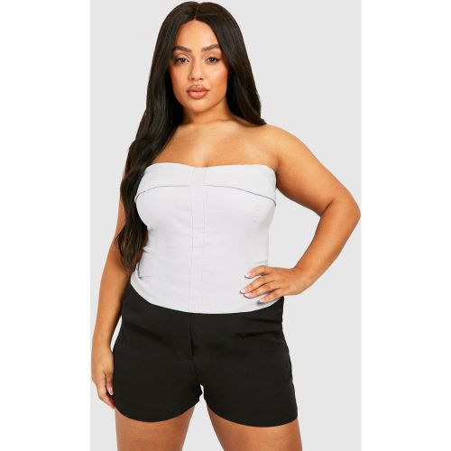 Grande Taille - Top Bandeau En Tissu Crêpe - 44 - boohoo - Modalova