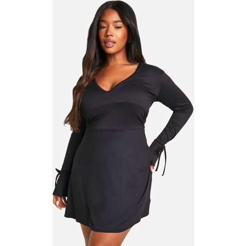 Grande Taille - Robe Patineuse Évasée - 56 - boohoo - Modalova