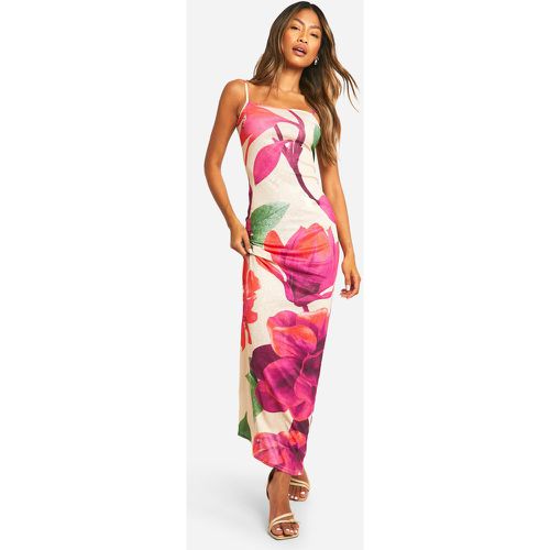 Robe Longue Fleurie - 40 - boohoo - Modalova