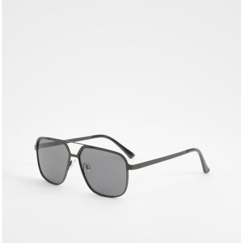 Lunettes De Soleil Oversize Aviateur - One Size - boohoo - Modalova