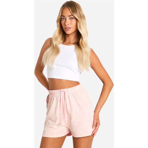 Short Délavé - Rose - 38, Rose - boohoo - Modalova