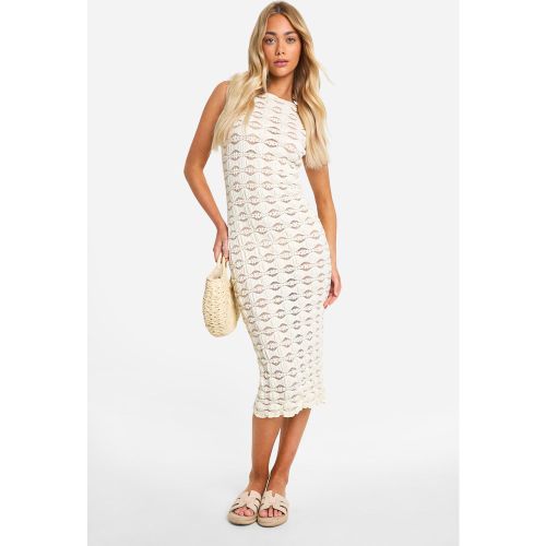 Robe Longue Texturée - 38 - boohoo - Modalova