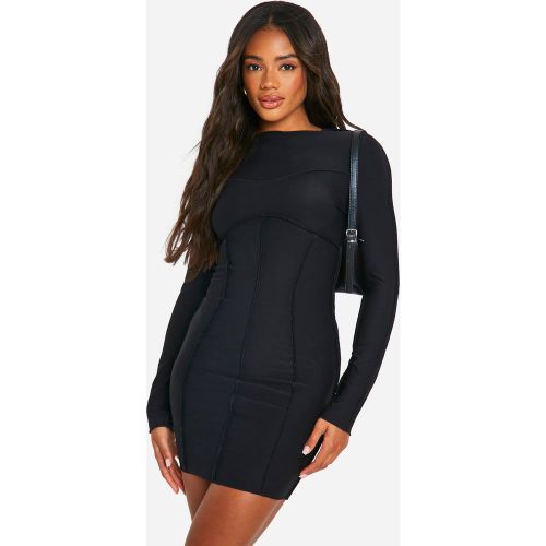 Robe Courte À Coutures Apparentes - 38 - boohoo - Modalova