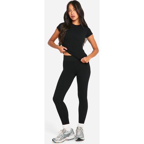 Legging Côtelé Sans Coutures - L - boohoo - Modalova