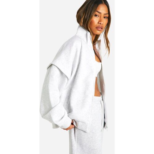 Bomber Épaule Contrastante - 36 - boohoo - Modalova