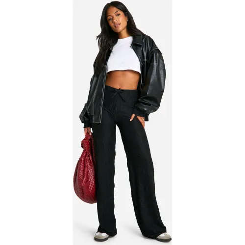 Tall" - Pantalon Large Texturé - 34 - boohoo - Modalova