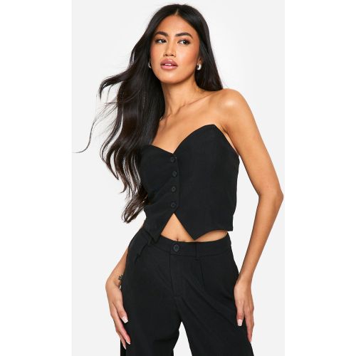 Gilet Corset Bandeau Sans Manches - 36 - boohoo - Modalova