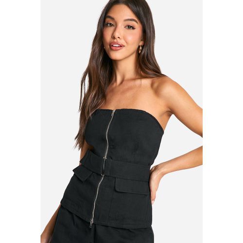 Corset Utilitaire À Ceinture - 38 - boohoo - Modalova