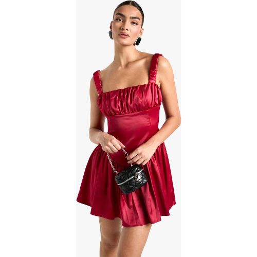 Robe Champêtre Courte - 38 - boohoo - Modalova