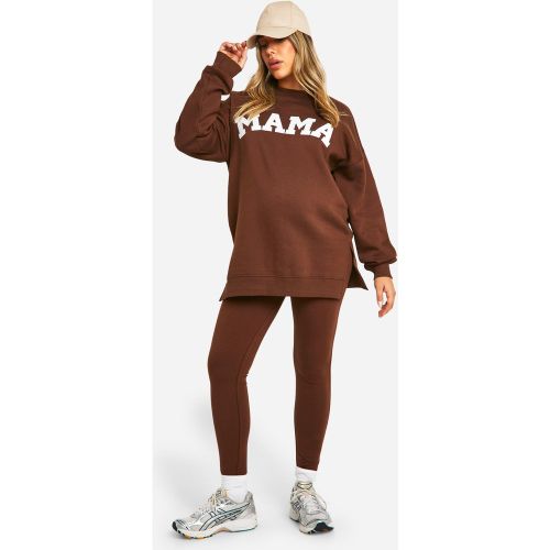 Maternité - Ensemble De Grossesse Avec Sweat Et Legging - 44 - boohoo - Modalova