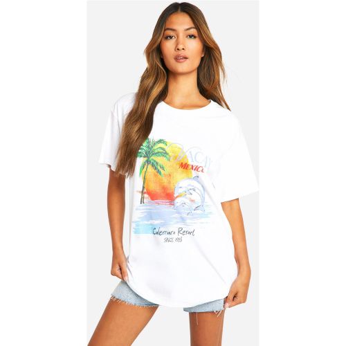 T-Shirt Oversize À Imprimé Mexico - S - boohoo - Modalova