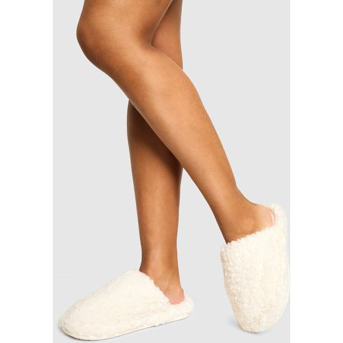 Chaussons En Polaire - M - boohoo - Modalova