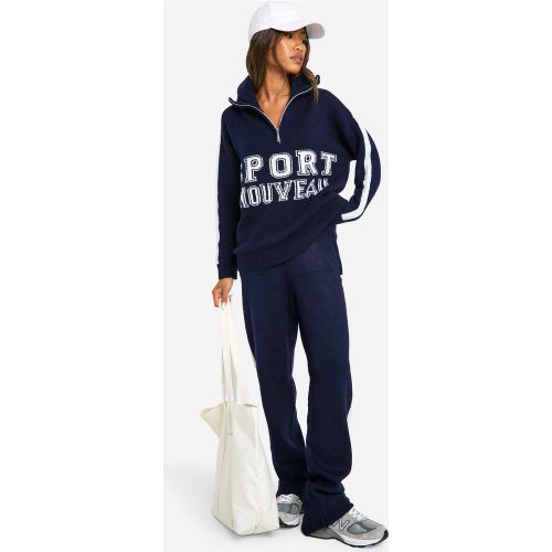 Ensemble Oversize Avec Pull Zippé Et Jogging - S - boohoo - Modalova