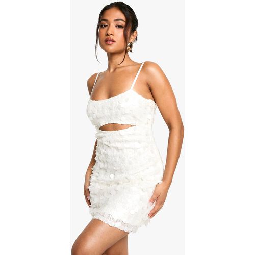 Petite" - Robe Courte Pailletée - 40 - boohoo - Modalova