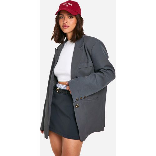 Blazer De Costume Oversize Long - 34 - boohoo - Modalova