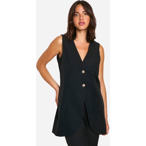 Gilet Long Sans Manches - 40 - boohoo - Modalova