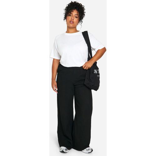 Grande Taille - Pantalon Large En Nylon - 46 - boohoo - Modalova