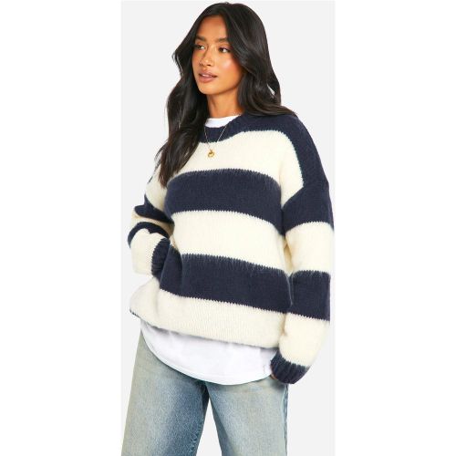 Petite" - Pull Oversize À Rayures - S - boohoo - Modalova