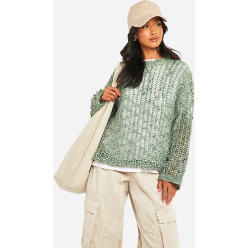 Petite" - Pull Oversize À Boucles - L - boohoo - Modalova