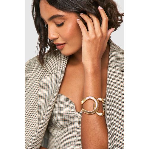 Bracelet Doré Texturé - One Size - boohoo - Modalova