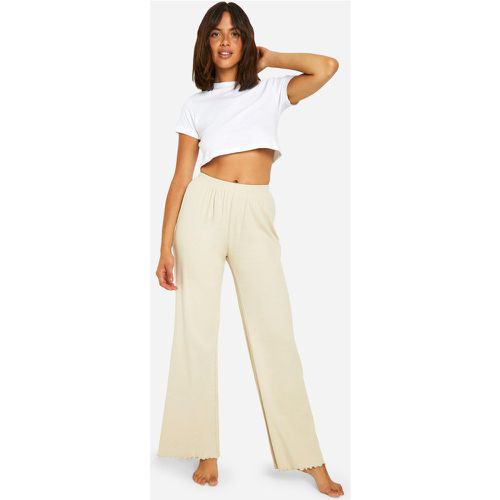 Pantalon Large Côtelé - 36 - boohoo - Modalova