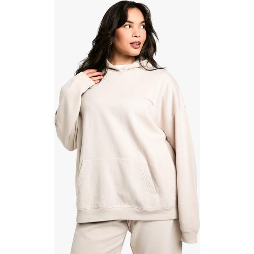 Grande Taille - Sweat À Capuche Oversize À Broderie Dsgn Studio - 44 - boohoo - Modalova