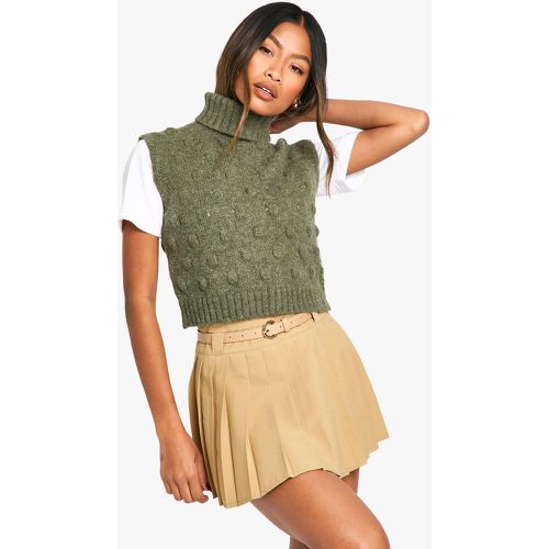 Pull En Maille Douce À Col Roulé - L - boohoo - Modalova