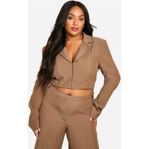 Grande Taille - Blazer Corset Habillé - 44 - boohoo - Modalova