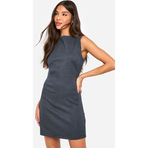 Robe Courte Habillée À Carreaux - 38 - boohoo - Modalova