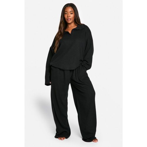 Grande Taille - Ensemble Confort Avec Top Et Pantalon - 44 - boohoo - Modalova